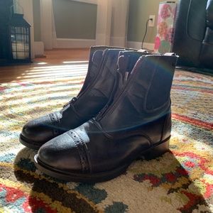 Brown riding sport paddock boots